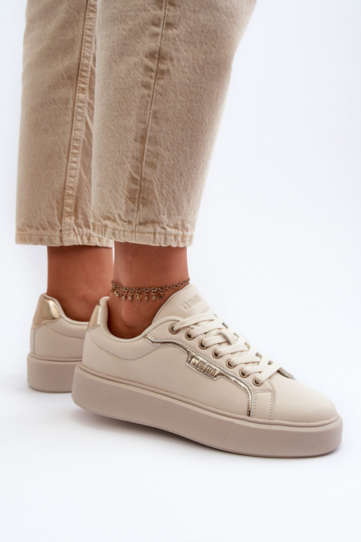 Zapatillas modelo zapatos. Femenino Big Star NN274334 Memory Foam System beige