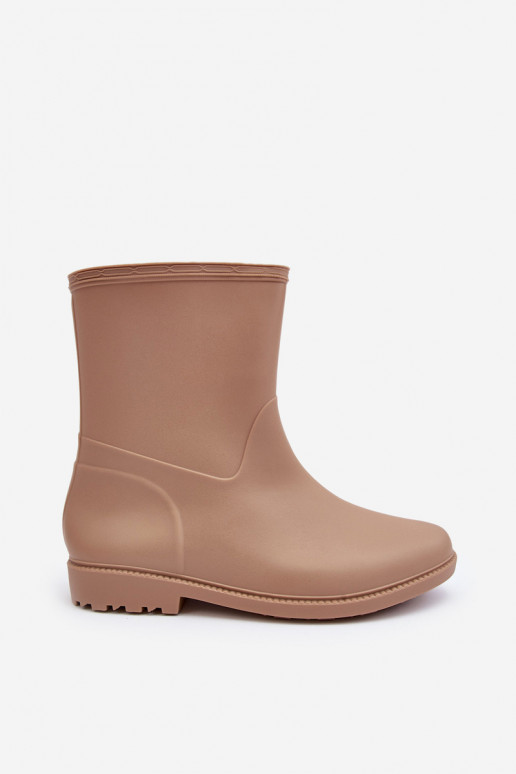 modelo clásico Femenino Un modelo convincente Botas de goma beige Solihia