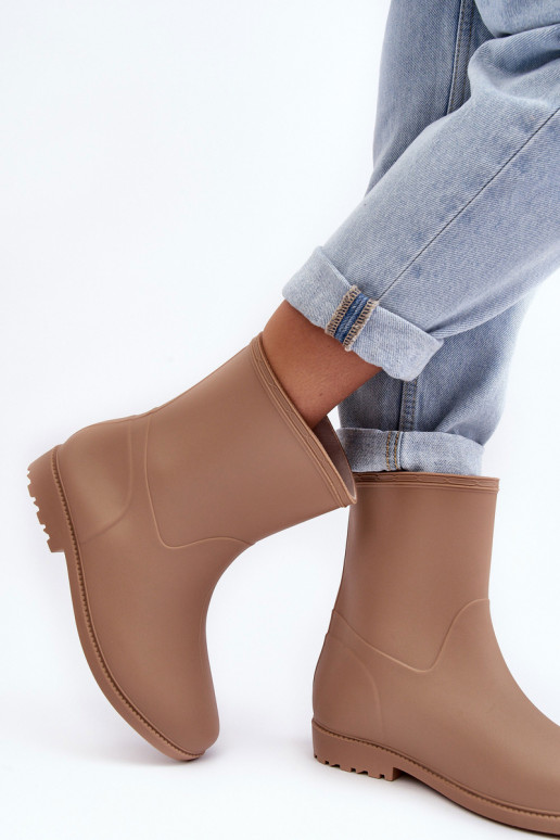 modelo clásico Femenino Un modelo convincente Botas de goma beige Solihia