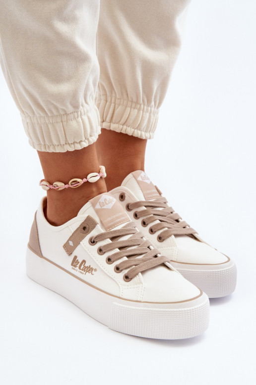  Zapatos de ocio Lee Cooper LCEN-24-31-2198 el color blanco