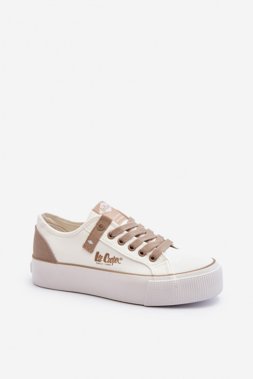  Zapatos de ocio Lee Cooper LCEN-24-31-2198 el color blanco