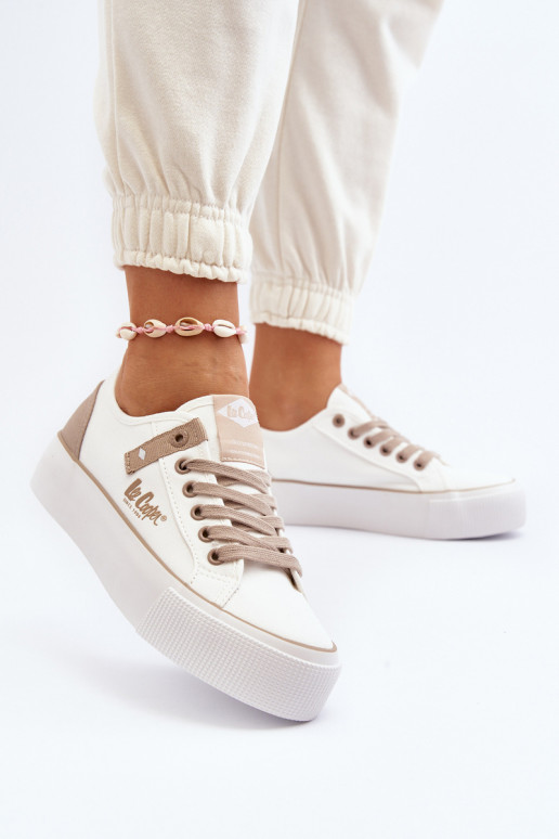  Zapatos de ocio Lee Cooper LCEN-24-31-2198 el color blanco