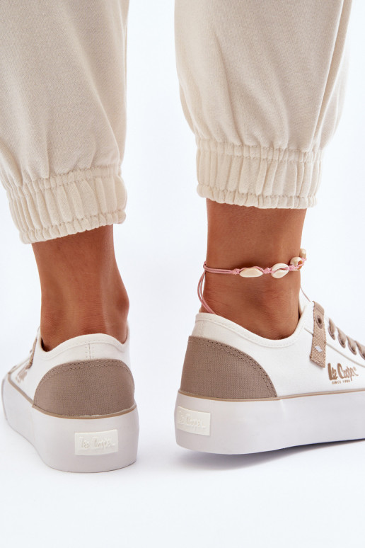  Zapatos de ocio Lee Cooper LCEN-24-31-2198 el color blanco