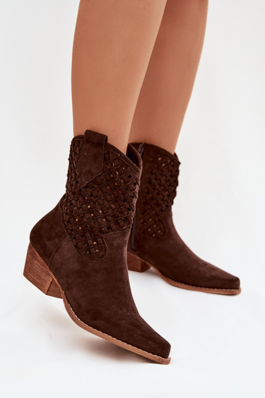 Botas caladas Femenino con tacones CzekoladoAe Ferissa