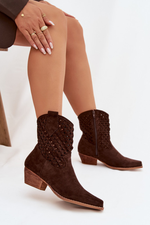 Botas caladas Femenino con tacones CzekoladoAe Ferissa