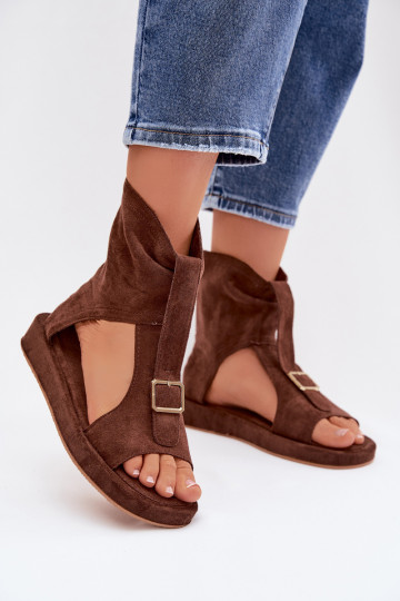 Sandalias de mujer con una bota CzekoladoAe Coralya 2