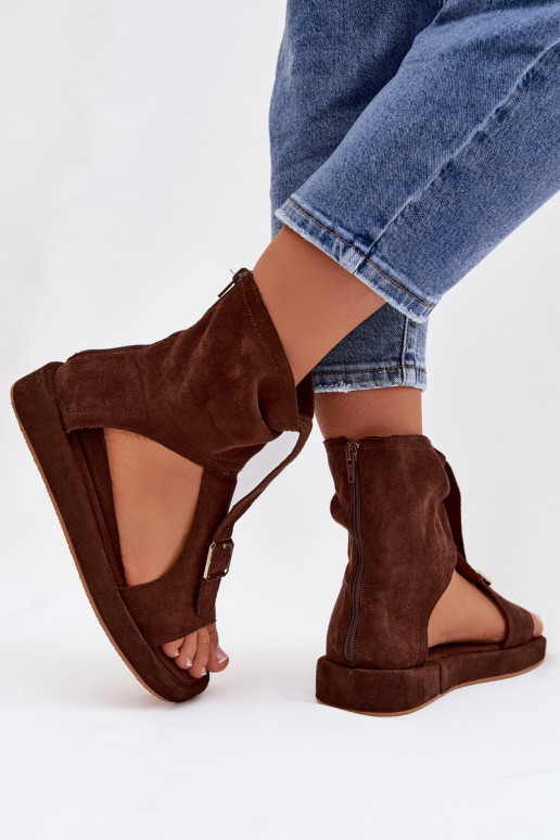 Sandalias de mujer con una bota CzekoladoAe Coralya