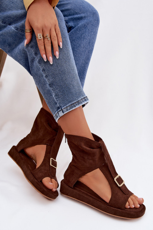 Sandalias de mujer con una bota CzekoladoAe Coralya