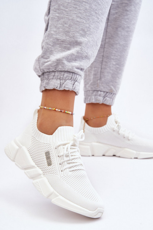 Femenino  Zapatillas modelo zapatos. Memory Foam System Big Star JJ274268 el color blanco