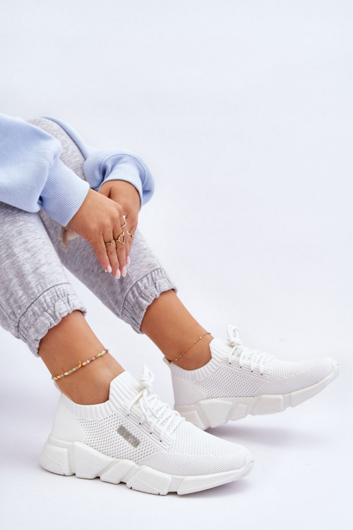 Femenino  Zapatillas modelo zapatos. Memory Foam System Big Star JJ274268 el color blanco