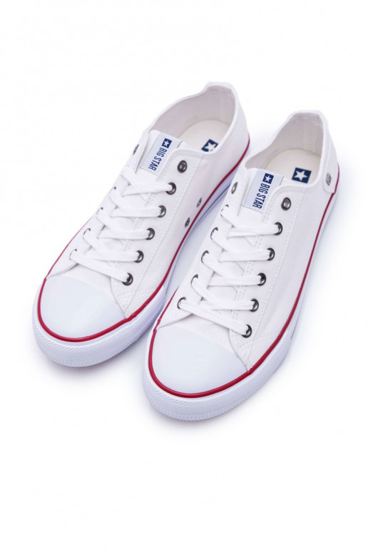 Zapatos casuales de hombre Big Star el color blanco DD174271