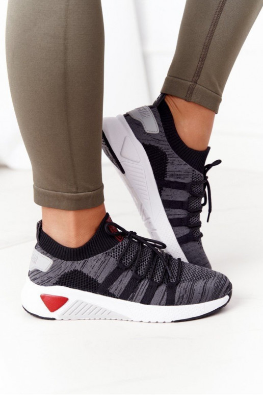 Femenino Estilo deportivo zapatos Memory Foam Big Star HH274532 color gris