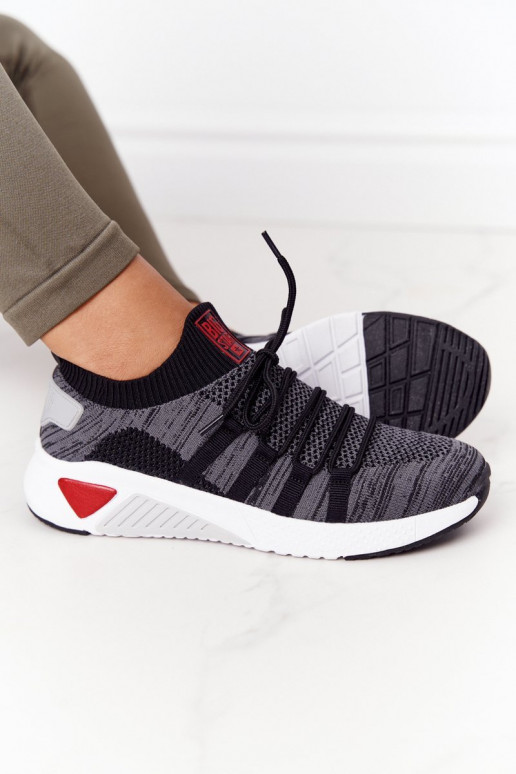 Femenino Estilo deportivo zapatos Memory Foam Big Star HH274532 color gris