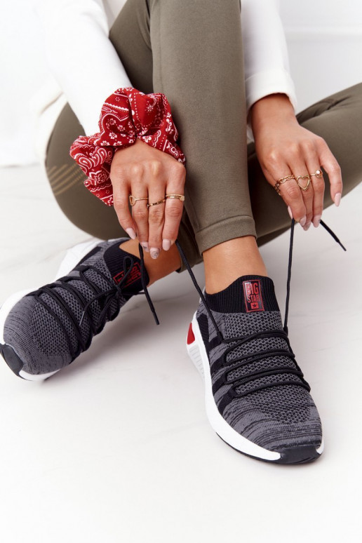 Femenino Estilo deportivo zapatos Memory Foam Big Star HH274532 color gris