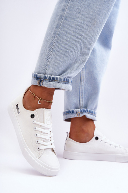 Tiene queterial bajo de mujer. zapatos casuales Big Star KK274008 el color blanco