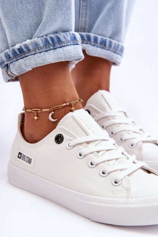 Tiene queterial bajo de mujer. zapatos casuales Big Star KK274008 el color blanco