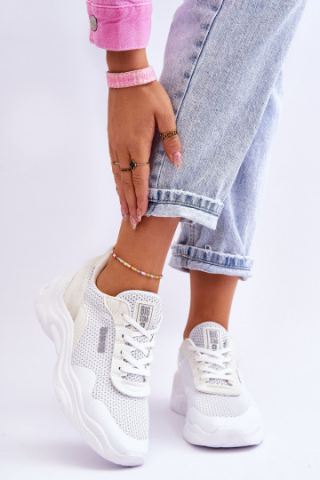 Femenino  zapatillas Memory Foam System Big Star LL274A064 el color blanco