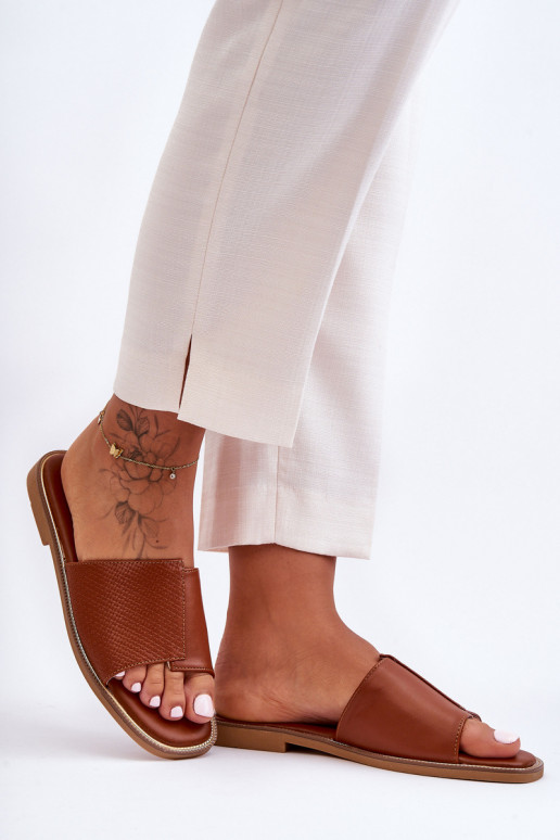 zapatillas de mujer Piel color marrón Harmony