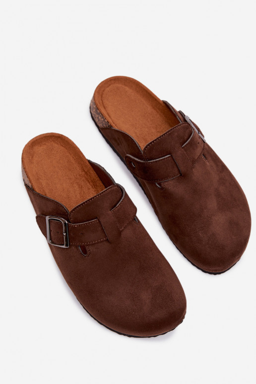 Zapatillas Zuecos Femenino con hebillas CzekoladoAe Delirisse