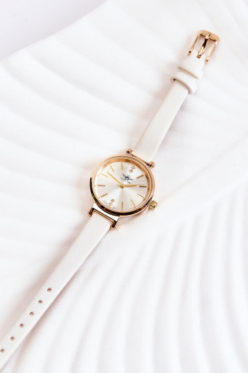 Femenino ver Michael John color dorado con ojales de circonio