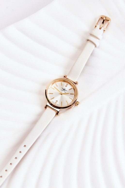 Femenino ver Michael John color dorado con ojales de circonio