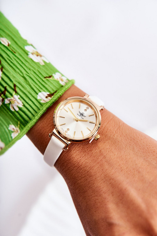 Femenino ver Michael John color dorado con ojales de circonio