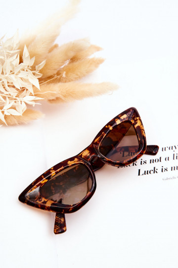 Femenino Gafas de sol Ojo de gato V100045 color marrón 2