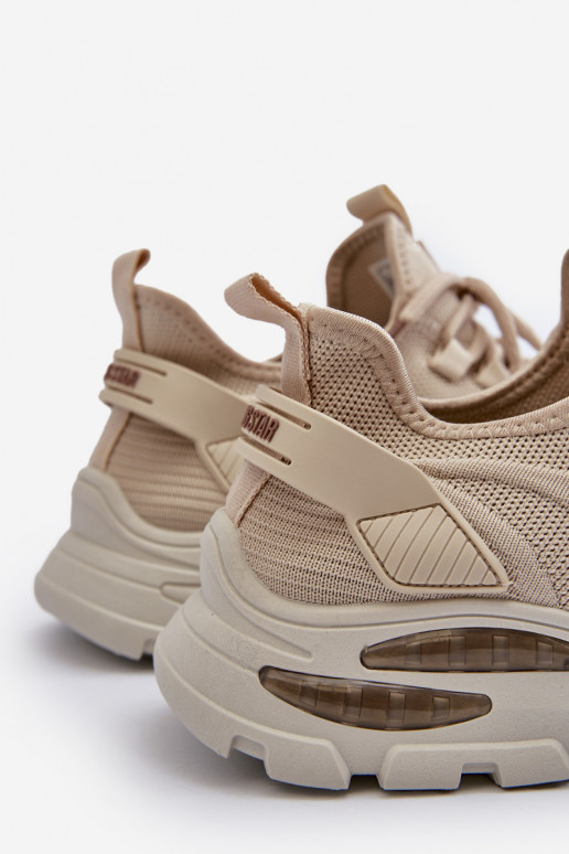 Zapatillas modelo zapatos. Tiene quesculino HI-POLY SYSTEM Big Star NN174469 beige