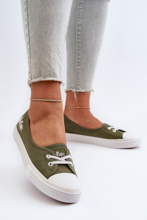 Zapatillas Zapatos de ocio Lee Cooper LCEN-24-31-2729 color verde