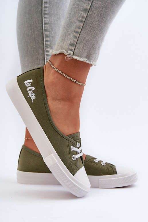 Zapatillas Zapatos de ocio Lee Cooper LCEN-24-31-2729 color verde