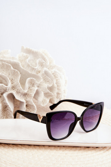 Femenino Gafas de sol de color negro