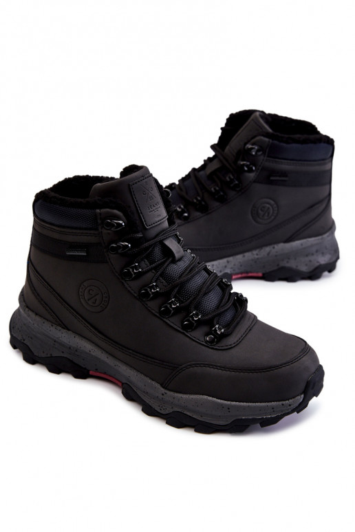 Tiene quesculino Botas de montaña con calefacción Cross Jeans KK1R4027C de color negro