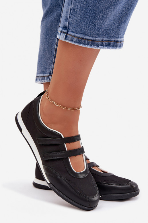 Estilo deportivo bailarinas Femenino con rayas de color negro Farvessa