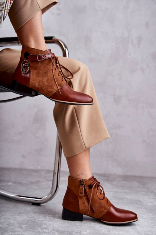 Botas de mujer Calzado Tiene queciejka 5743A-29 color marrón