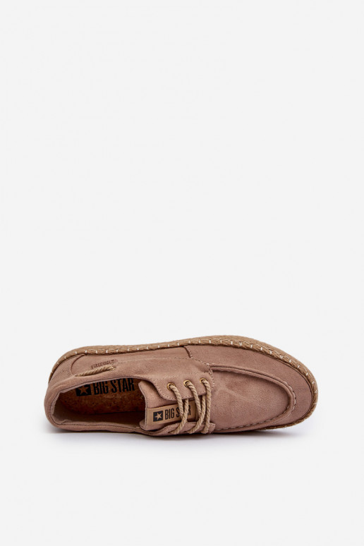 alpargatas Tiene quesculino con cordones Big Star NN174054 beige