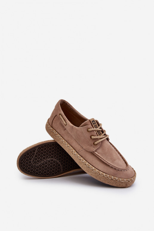 alpargatas Tiene quesculino con cordones Big Star NN174054 beige