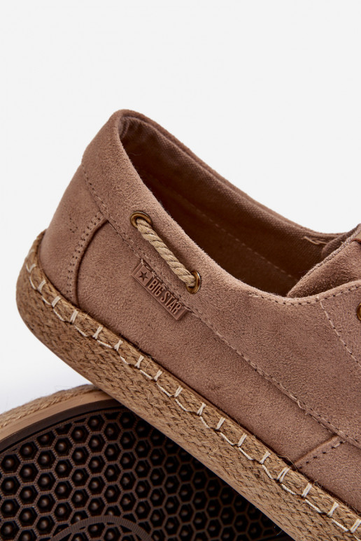 alpargatas Tiene quesculino con cordones Big Star NN174054 beige