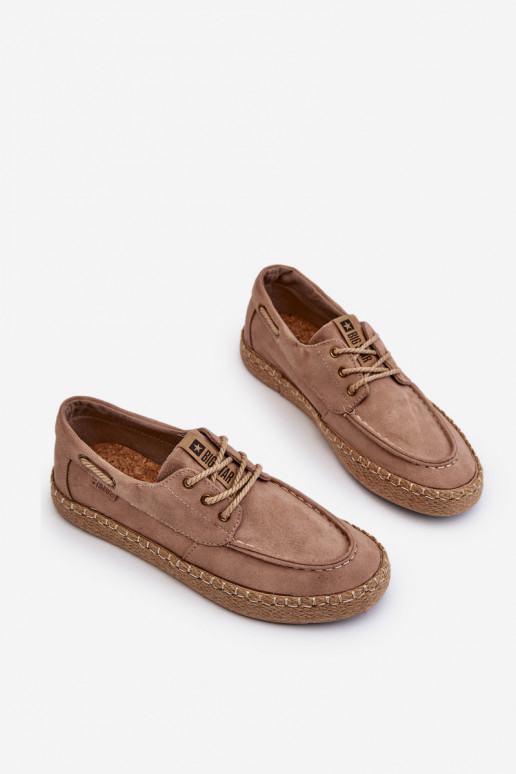 alpargatas Tiene quesculino con cordones Big Star NN174054 beige