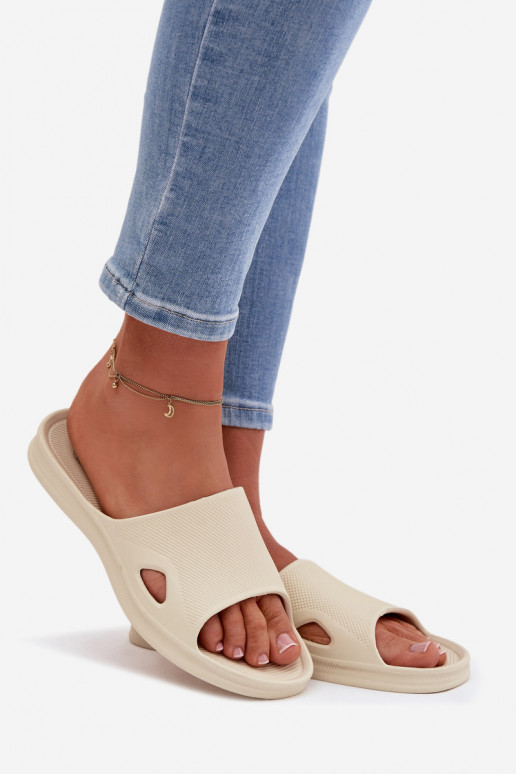 modelo clásico zapatillas de mujer beige Juniria