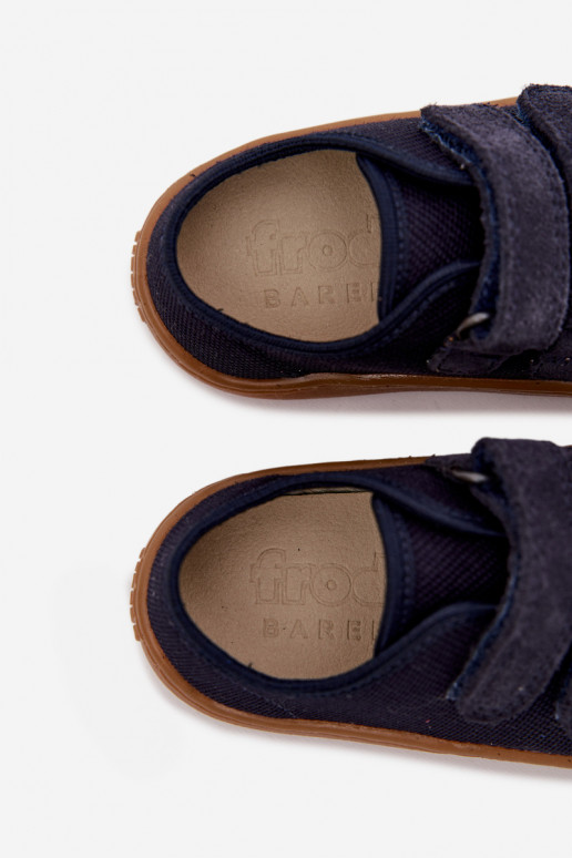 Zapatillas Infantil Barefoot Froddo Canvas G1700440-2 azul oscuro