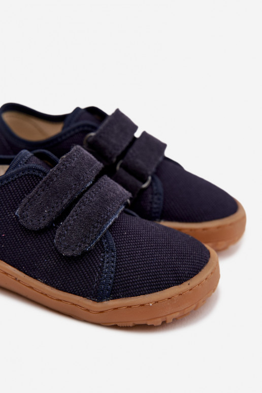 Zapatillas Infantil Barefoot Froddo Canvas G1700440-2 azul oscuro