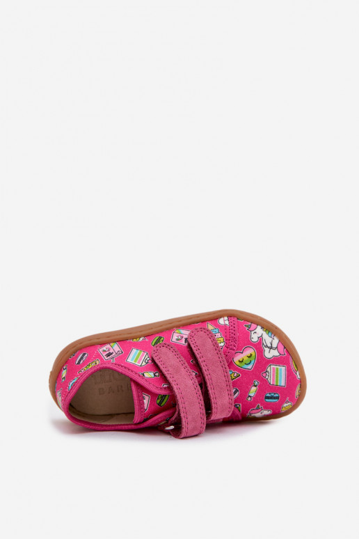 Zapatillas Infantil Barefoot Froddo Canvas G1700440-10 color rosa