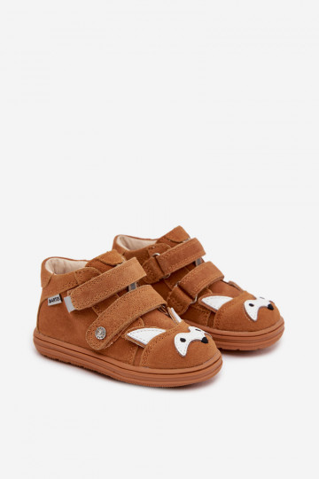 Botas de cuero para niños con tema de Lisa Bartek 8632063 color marrón