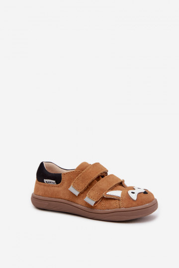 Piel zapatos Barefoot Infantil con un tema Lisa Bartek 8600563 color marrón