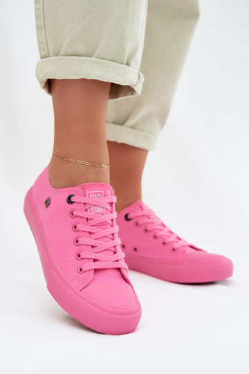 Zapatos casuales Big Star TT274015 color rosa 2