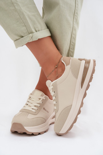 Zapatillas modelo zapatos. zapatillas Femenino Big Star TT274876 HI-POLY SYSTEM beige