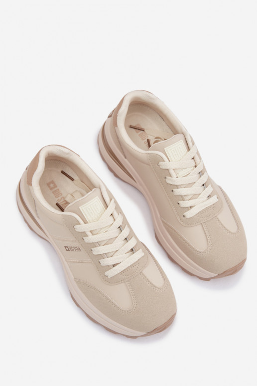 Zapatillas modelo zapatos. zapatillas Femenino Big Star TT274876 HI-POLY SYSTEM beige