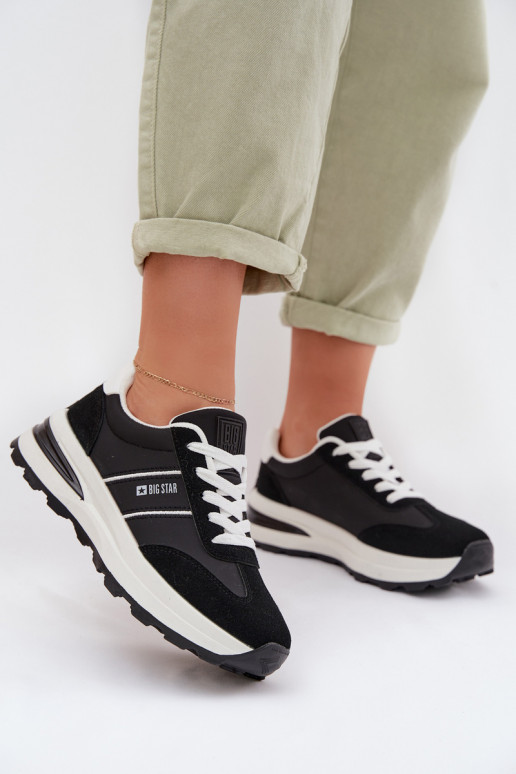 Zapatillas modelo zapatos. zapatillas Femenino Big Star TT274877 HI-POLY SYSTEM de color negro