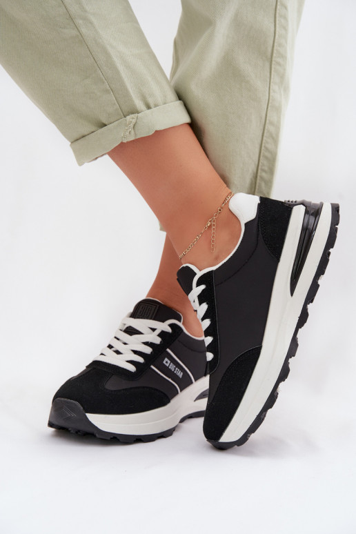 Zapatillas modelo zapatos. zapatillas Femenino Big Star TT274877 HI-POLY SYSTEM de color negro