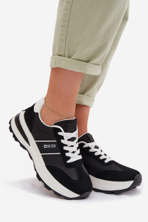 Zapatillas modelo zapatos. zapatillas Femenino Big Star TT274877 HI-POLY SYSTEM de color negro